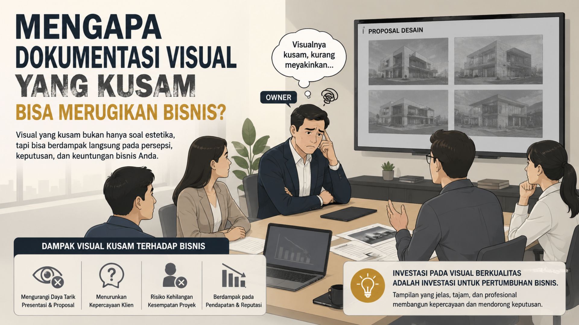 Mengapa Dokumentasi Visual yang Kusam Bisa Merugikan Bisnis