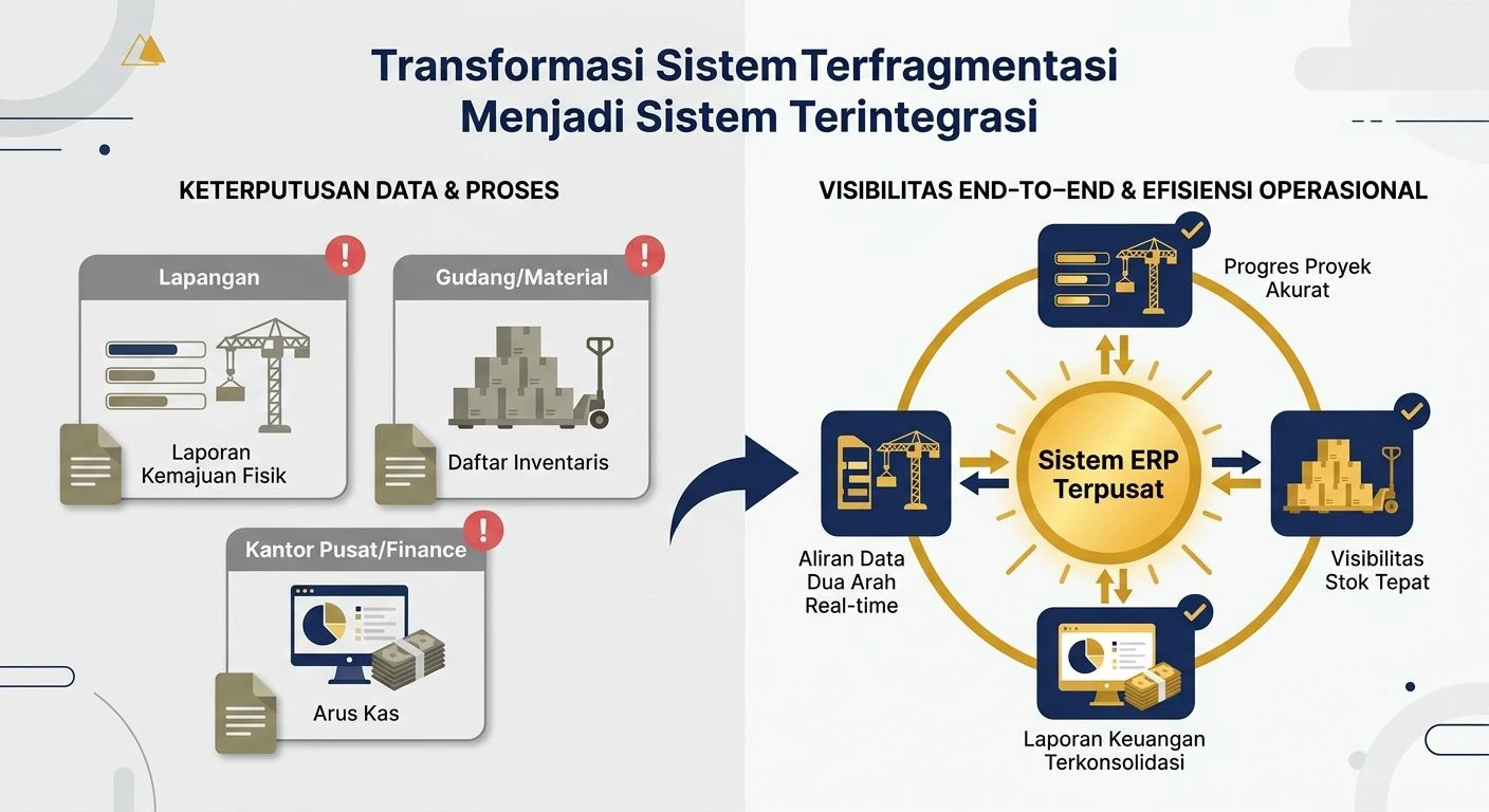 Sistem ERP Terpusat